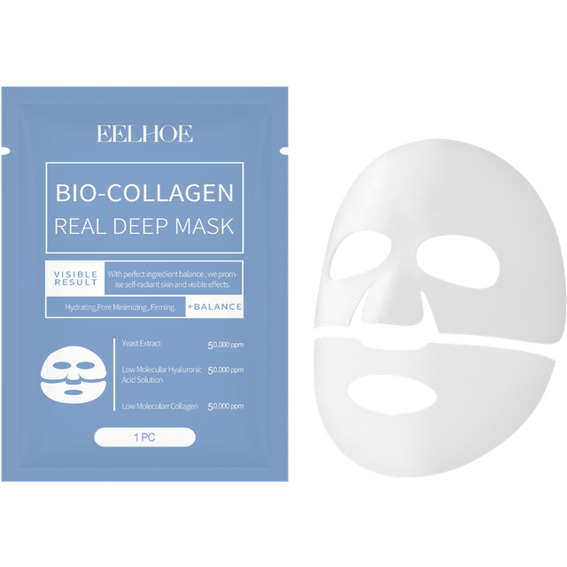 Bio Collagen Face Mask Lift Firm Skin Anti Aging Fade Face Fine Line Repair Barrier Shrink Pores Hydrating Brightening Face Skin