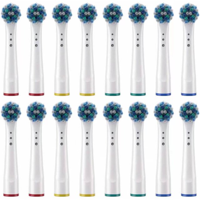 Multi Angle Replacement Electric Toothbrush Heads Compatible with Oral OLB Fit D100 D25 D30 D32 4739 3709 3744 Soft Bristles