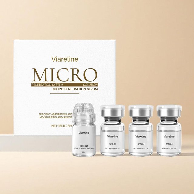 Collagen Microneedle Serum Set Gentle Daily Care For Smooth, Soft, And Moisturized Facial Skin Hydrating Firming