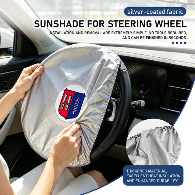Car Steering Wheel Sunscreen Insulation Cover Auto Accessories For Alpina B3 B4 B5 D3 D4 D5 B7 B8 XD3 XD4 XB7 B12 BMW F16 F30 X1
