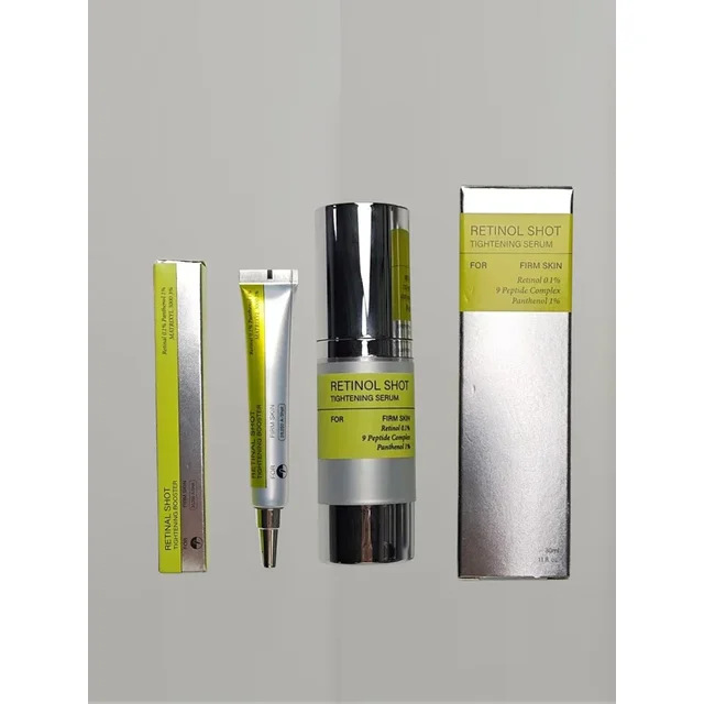 Retinol Firming Gentle Moisturizing Essence Set Vitamin C Moisturizing Eye Cream Improve Dark Skin Dark Eye Circles Fine Lines