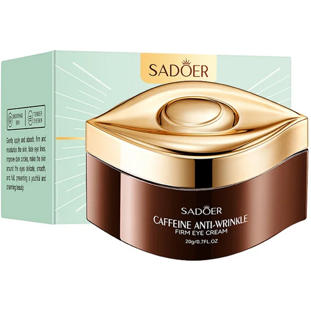 Sadoer Caffeine Eye Cream Anti Dark Circles Eyes Bags Remover Firming Moisturizing Eye Creams Beauty Eyes Skin Care Products