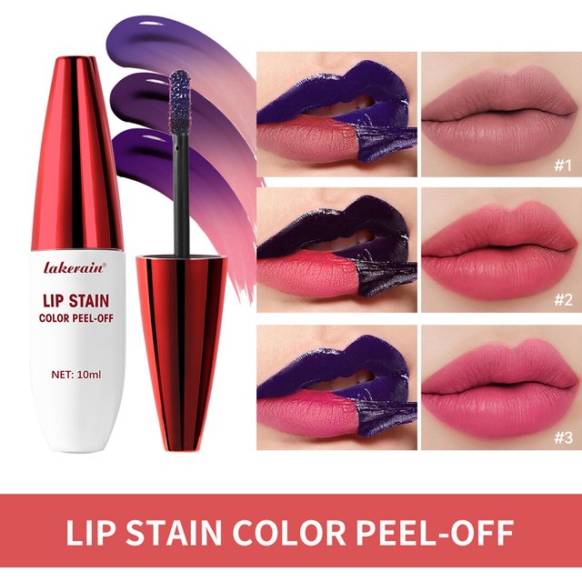 Lip Stain Peel Off 24 Hours Water Resistant Lipsticks Makeup Liquid Lipstick Matte Lipstick for Lips Stick Free Shipping Ink