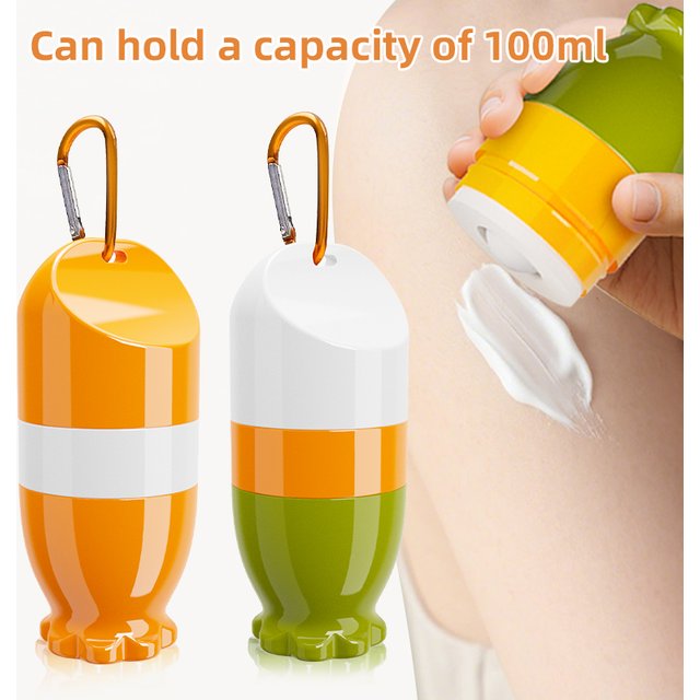 1pc Latex Cream Dispenser Hook Makeup Tool - Summer Rolling Sponge Protection Cream Application Tool