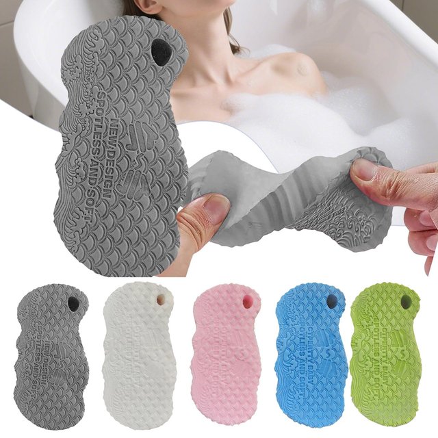 Soft Bath Sponge Body Scrub Bast Wisp Massage Brush Body Washcloth Skin Scrubber Relax Exfoliating Skincare Shower Accessories