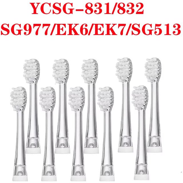 NEW 5/10/15 Pcs SG-831 Ultral Soft Bristle Replaceable Brush Heads For Seago SG977/EK6/EK7/SG513 Electric Toothbrush Head