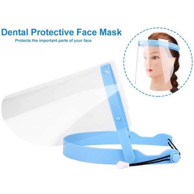 10 protections faciales dentaires détachables, 1 écran facial anti-buée et anti-poussière, masque de remplacement, outils pour dentistes
