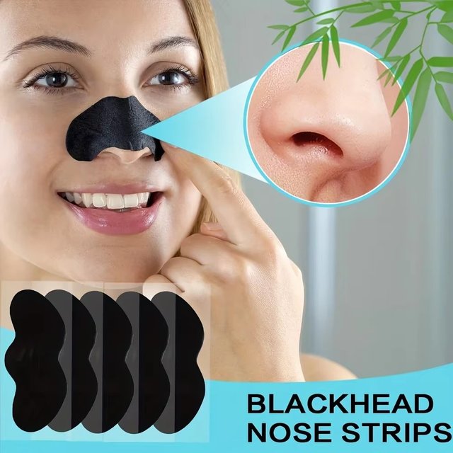20/40 Pieces Deep Cleansing Nose Pores and Blackheads - Nose Cleaning Patch, Cleansing Facial Care Tool # Color:20Pc-Black