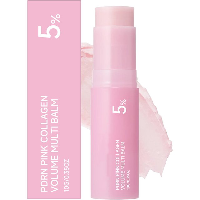 Pink Multi Effect Moisturizing Stick Creamy Texture Face Neck Lip Skin Care Hydrating Bar Oil Control Shrink Pores Firming 10g