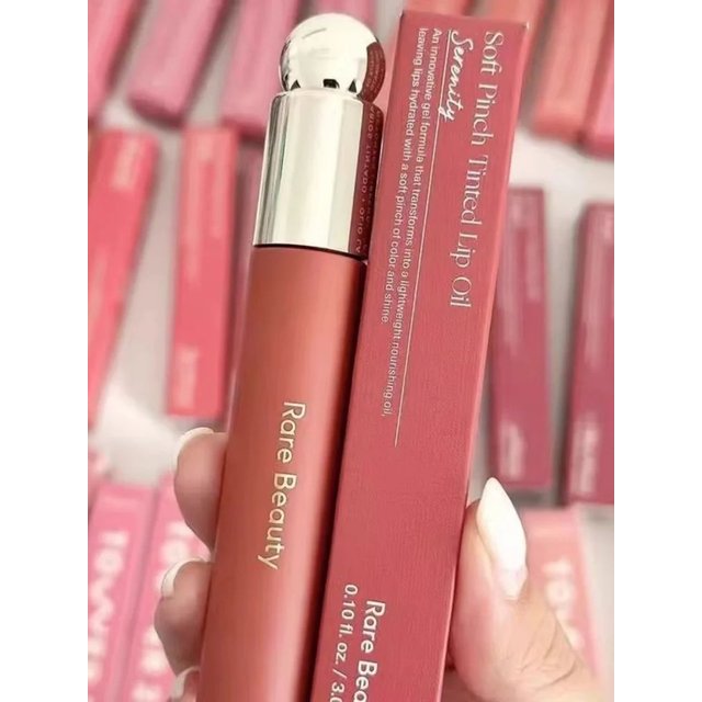 Rare Beauty Soft Pinch Tinted Lip Oil Stain Lip Gloss Delight Hope Happy Wonder Liquid Blush Makeup Cosmetics Face Eye Blusher