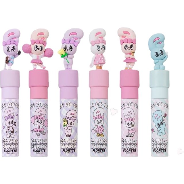 FLORTTE Lip Cream Velvet Lip Gloss Lipstick Korean Makeup Vegan Long Lasting Matte Liquid Lip Stick