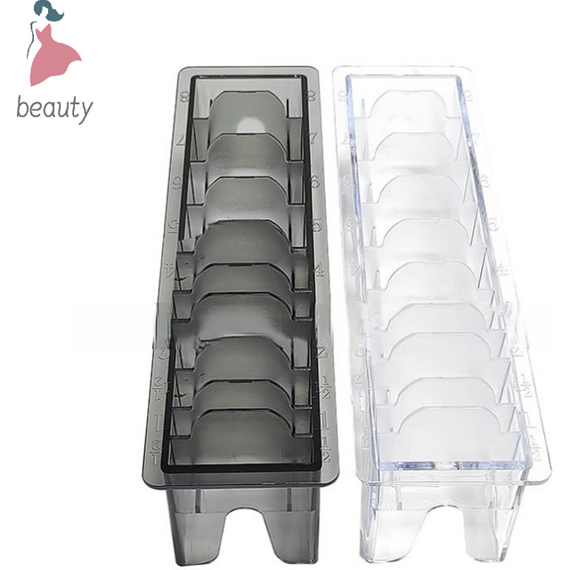 10Grid Guide Limit Comb Cover Storage Box Hair Clipper Rack Holder Organizer Case Salon Barber Tools For General