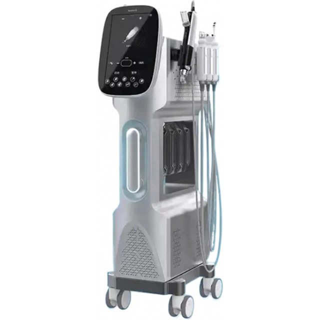 Latest 9 in 1 Aqua Peeling Dermabrasion Diomand Skin Whitening Wrinkle Removal Facial Cleaning Hydra Oxygen Jet Machine 2025 3Q