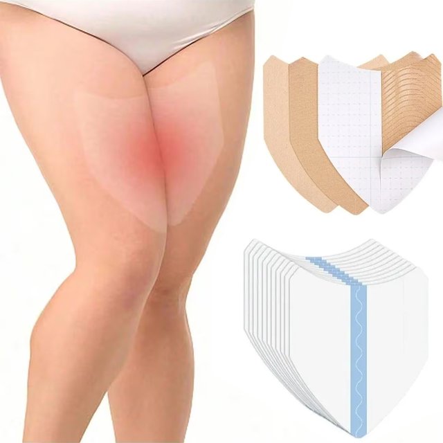 10pcs V-Shaped Anti-Chafing Thigh Bands Summer Anti-Friction Protection Comfortable Fit Protecting Thighs Calves Foot Care Tool