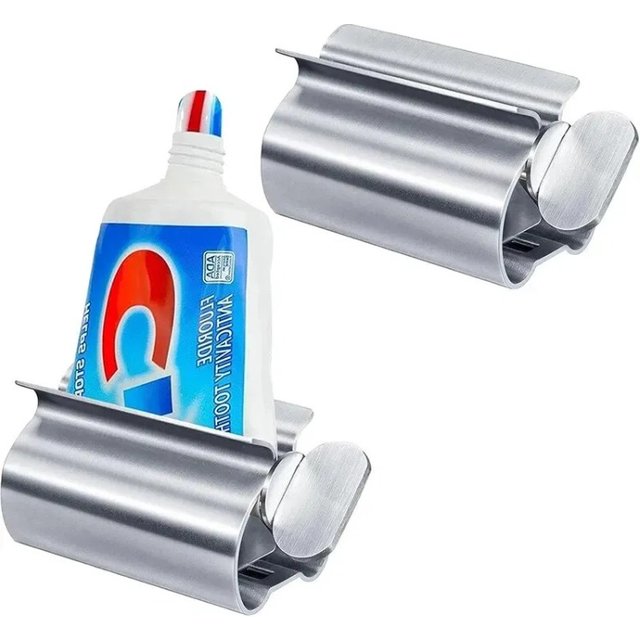 Stainless Steel Toothpaste Squeezer Wringer Roller Dispenser Rotate Tube Roller for Ointment Cosmetic Bathroom Cream Tube Roller