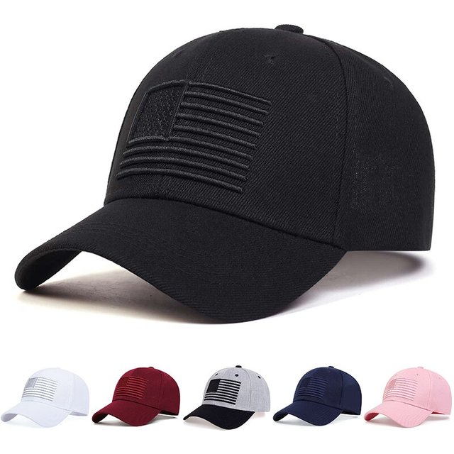 Fashion American Flag Embroidery Baseball Caps Spring and Summer Outdoor Adjustable Casual Hats Sunscreen Hat