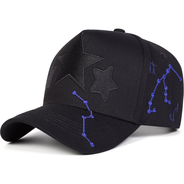 Unisex Star Embroidery Baseball Caps Spring Autumn Outdoor Adjustable Casual Hats Sunscreen Hat Sports Cap