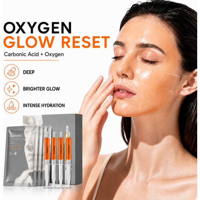 Korean Carbonic Acid Bubble Facial Mask CO2 Oxygen Face Mask Glow Hydrating Brightning Smooth Radiant-Looking Salon Skin Care