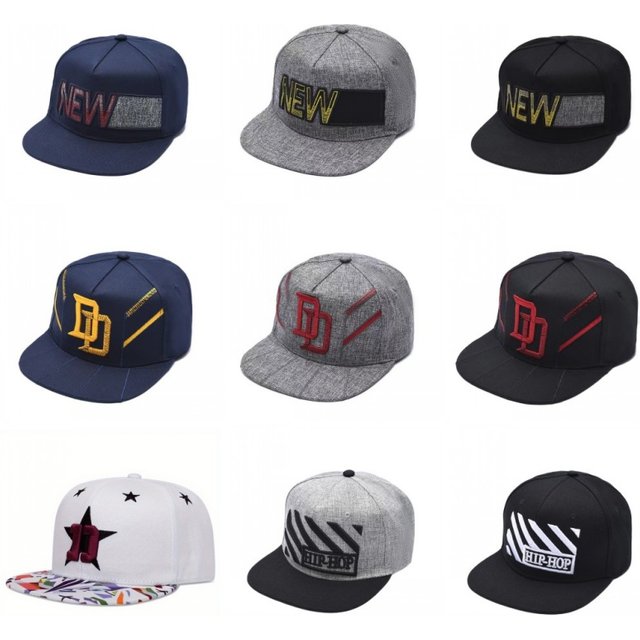 1PC Unisex Letter Embroidery Hip-Hop Hats Spring and Autumn Outdoor Adjustable Casual Baseball Caps Sunscreen Hat