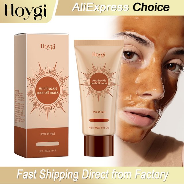 HOYGI éclaircir les taches masque Peel-Off nettoyage des Pores éclaircissant les taches de rousseur Anti-imperfections même le teint hydratant masque Facial ferme