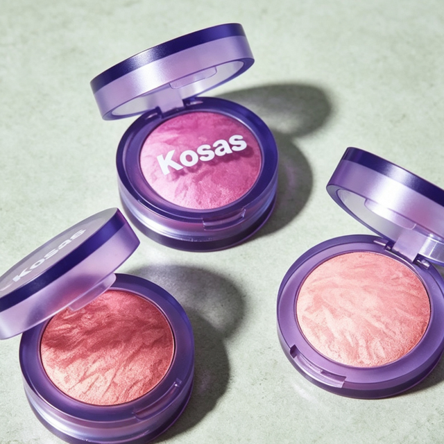 Fashion Brand KOSAS Blush Is Life Series Powder Blusher Baked Dimensional + Brightening Blush Rosy Complexion Makeup Product