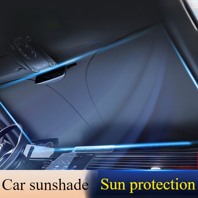 1PC Car Windshield Sun Shade Covers for Front Window Sunscreen UV Protector Parasol for Car Summer Sunshade Accessories