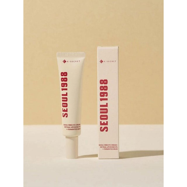 SEOUL 1988 Retinol Skin Care Four Piece Set Face Cream, Eye Cream, Essence, Wet Compress Water Deep Moisturizing antioxidant