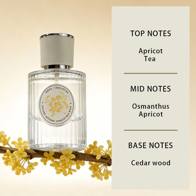 HOPE CHRISTINE Brand Osmanthus Fragrance for Woman Original Long Lasting Floral Notes Perfume 50ML Free Shipping