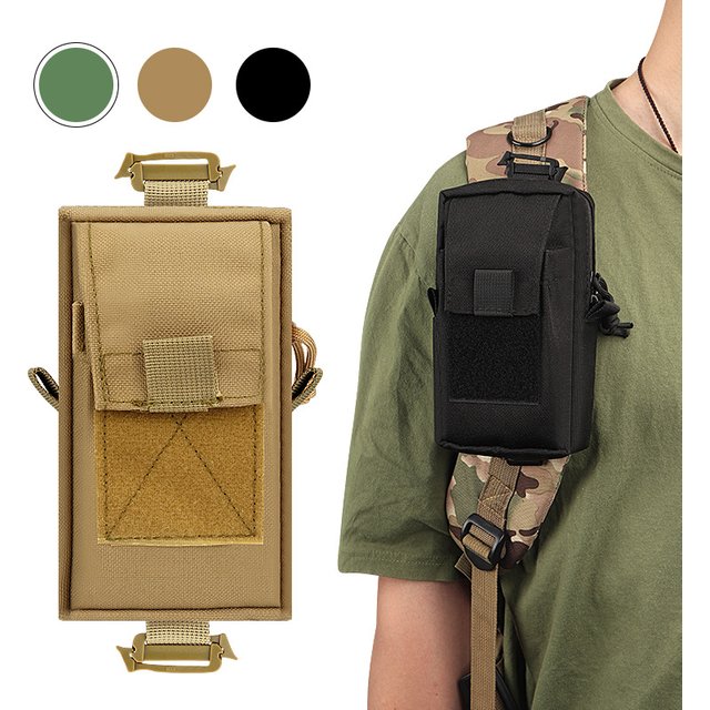 Sac de taille tactique Molle, pochette d'urgence en plein air edc, sac de téléphone, sport,