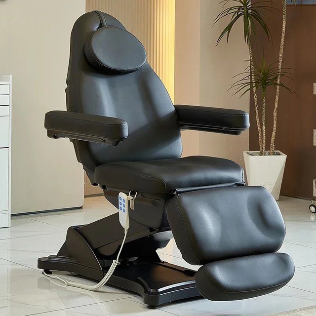 Modern Cosmetic Eyelash Spa Facial Recliner Massage Table Electric Beauty Bed