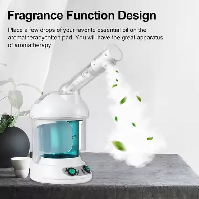 Professional Facial Steam Ozone Vapor Skin Care Face Steamer Fogger Nano Spray Machine Mist Maker Cleaning Vaporizer Humidifier