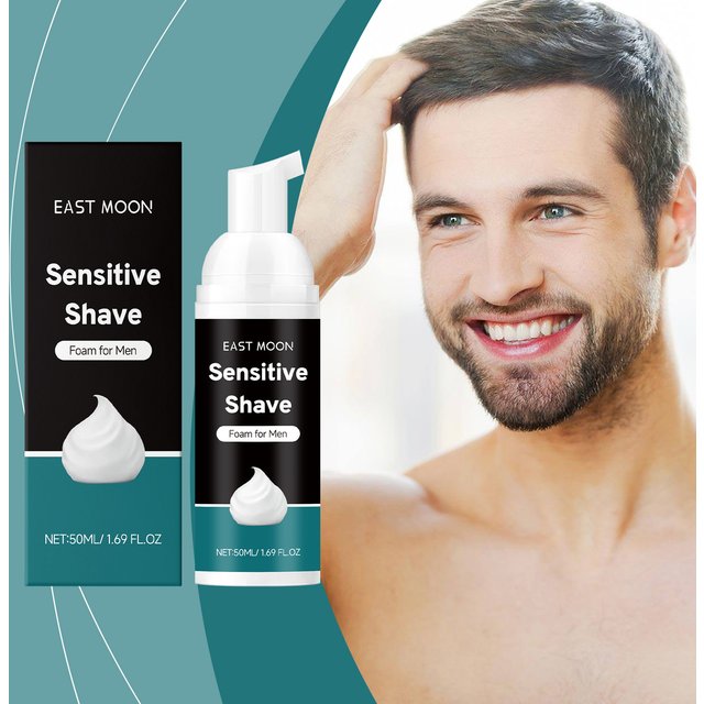 50ml Aloe Shaving Mousse for men Keep Refresh Comfortable Softening Beard Not Irritaing Deep Cleaning Shave Skin Care Cream