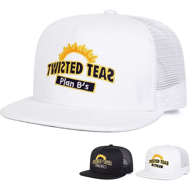 Unisex TWISTED TEAS Embroidery Hip-hop Net Hats Spring Summer Adjustable Casual Snapback Baseball Caps Outdoor Sunscreen Hat