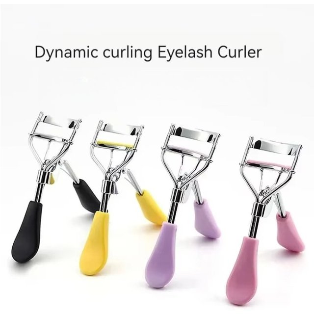 Professional Eyelash Curler Pink with Comb for Perfect Curves Easy To Use Makeup Tool for All Eye Types Eyelash Curlers Tools