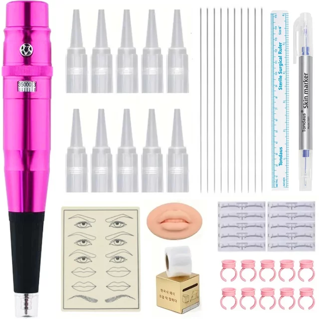 NEW Tattoo Machine Microblading Machines Premium Eyebrow Lip Beauty Pupil Eyeliner Machine Pmu Machin Tattoo Pen Kit