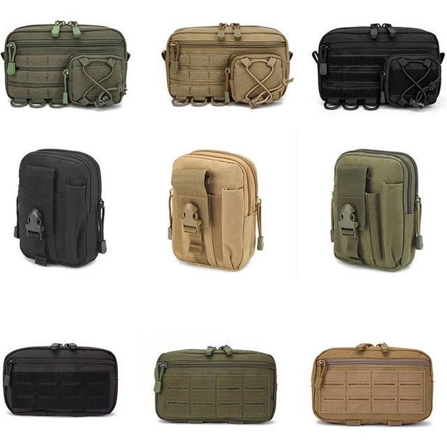 Nouveau sac de taille utilitaire Molle EDC, pochette tactique de ceinture, sac de premiers secours médicaux, pochette de ceinture, sac de chasse pour Sports de plein air, sac utilitaire
