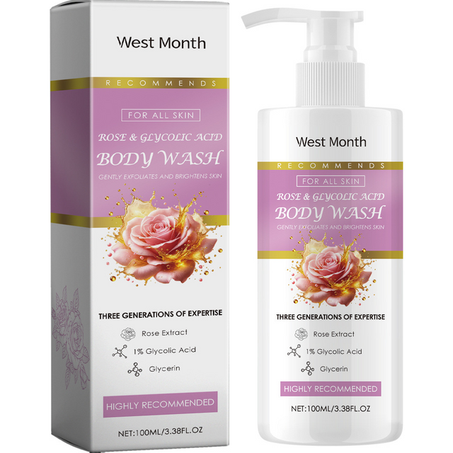 Exfoliating Shower Gel Deep Cleansing Remove Old Dead Skin Brighten Skin Tone Moisturizing Smoothing Refresh Whitening Body Wash