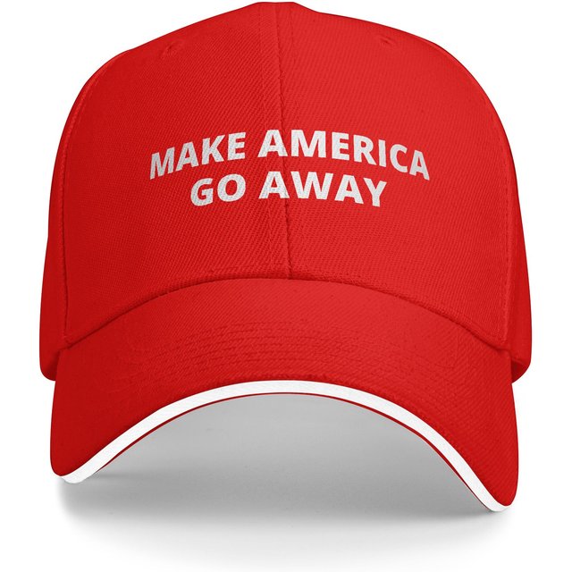 Make America Go Away MAGA Adjustable Hat Summer Sunscreen Baseball Caps Men's Women's Hip Hop Baseball Cap Casual Outdoor Hats