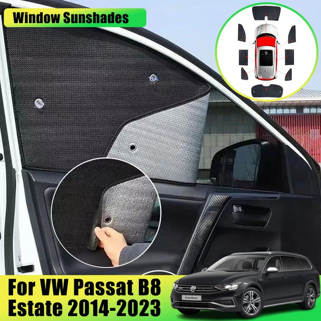 Full Car Coverage Sunshades For Volkswagen VW Passat B8 GT Estate 2014-2023 Car Side Sunscreen Window Sunshade Cover Accessories