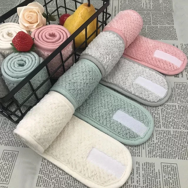 vvocci Women Wash Face Accessories Makeup Cosmetic Headband Hairband Adjustable Wide Make Up Non Slip Yoga Spa Bath Shower