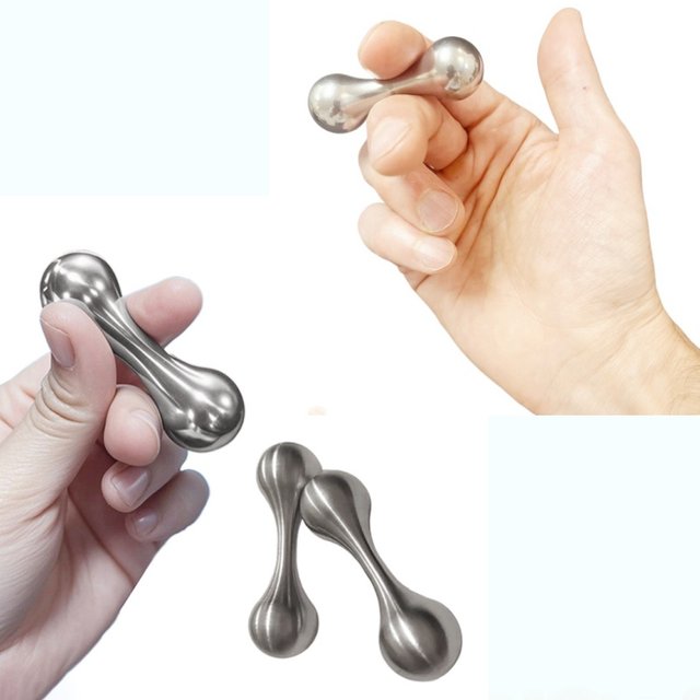 Knucklebone acier inoxydable os bout des doigts rotatif soulagement du Stress jouet doigt extrême EDC Anti-Stress autisme tdah Cool jouet