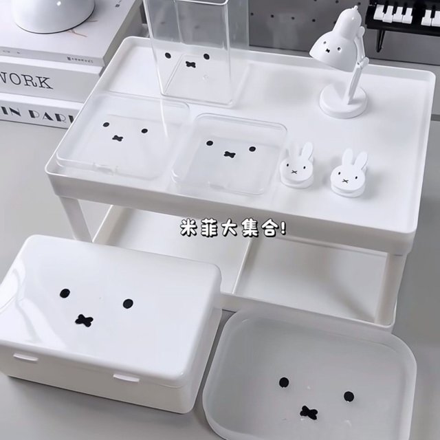 Cute Miffy Facial Expression Transfer Stickers Traceless Stickers DIY Water Cup Headphones Creative Stickers Kawaii Gift Toy