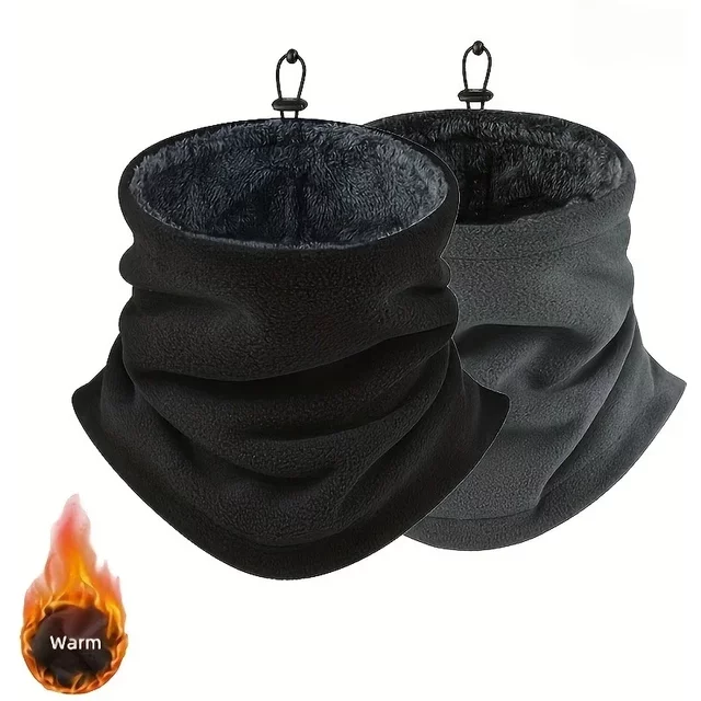 Winter MotorcycleWarm Mask Men Women Fleece Neck Outdoor Warmer Windproof Scarf Camping Hiking Balaclava Cycling Face Mask