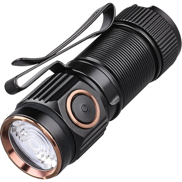 Trustfire MT10 lampe de poche LED EDC Rechargeable 1000 Lumens Type USB C torche de charge Mini 16340 lumière optique MVB avec aimant Lan