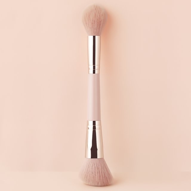 Dual Purpose Makeup Brush,1pcs Neutral Double headed Multifunctional Cosmetic Brush For Making Up Supply