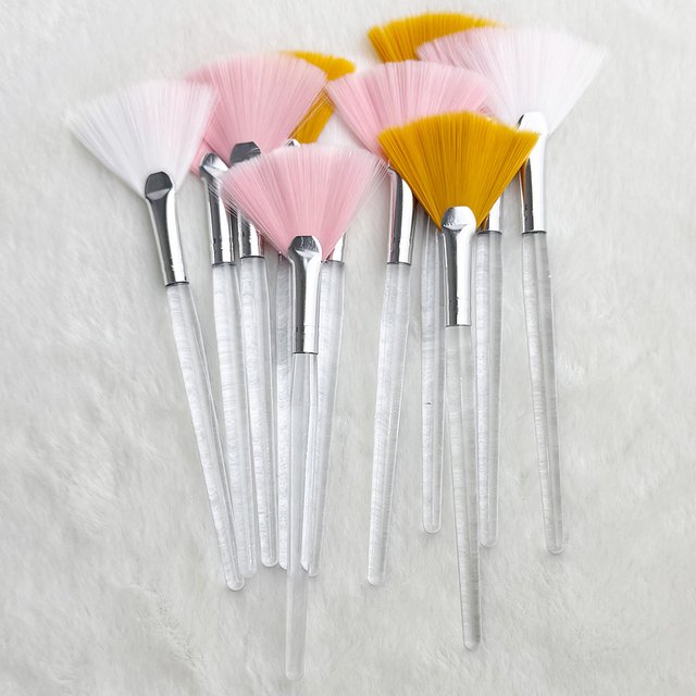 3 pinceaux professionnels pour masque facial, applicateur de maquillage, pinceau d'esthéticienne pour femmes et filles, outil cosmétique