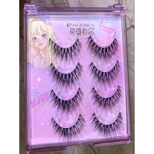 3D Faux Mink False Eyelashes full strips Soft Natural European Style Fluffy thick Eyelash Extensions for women daily makeup