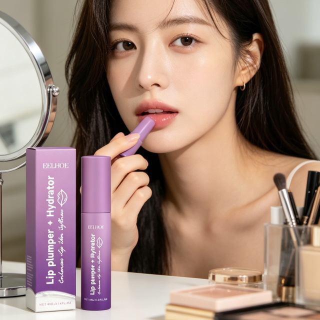 EELHOE Lip Plumper Hydrator Protective Barrier Nourishing Care Repairing Quick Absorbing Lightweight Non Greasy Lip Moisturizer