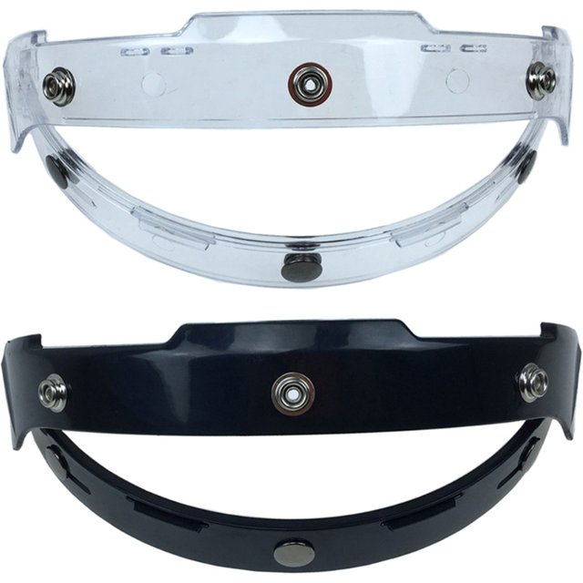 1PC Motorcycles Black UV Adapter Flip Up Base Attachment For 3-Snaps Bubble Shield Visor Face Mask Helmet Accessories