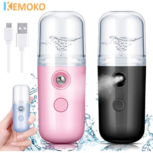 Nano Facial Hydrator Sprayer Portable Face Steamer Nebulizer Home Travel Use Mini Rechargeable Humidifier Beauty Skin Care Tools